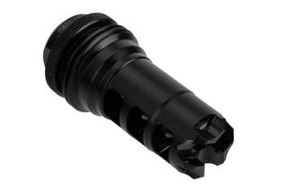 Lantac Dragon muzzle brake with Silencer CO ASR suppressor attachment